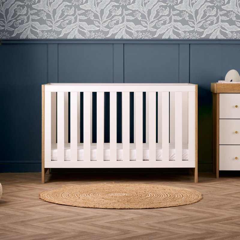 Nika Cot Bed - Oak & White