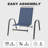 Patio 4-piece PVC-coated polyester Dining Chairs With Armrests And Stackable Design-471438934