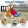 Vintage Machine Washable Rug for Living Room  Non Slip Non Shedding Floor Cover  Low Pile Carpet Foldable Floral Print Soft Mat for Nursery Bedroom Office