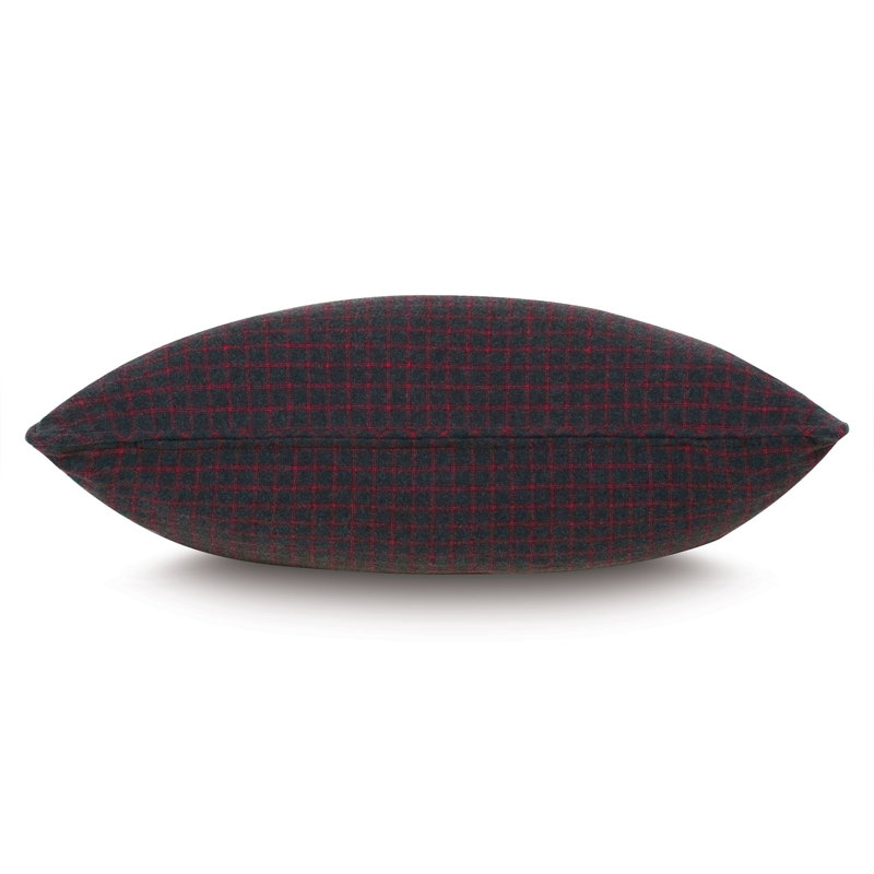 Coussin décoratif en flanelle Bishop, H 20 po x l 20 po