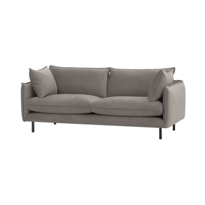 Neshay 3 Seater Velvet Sofa