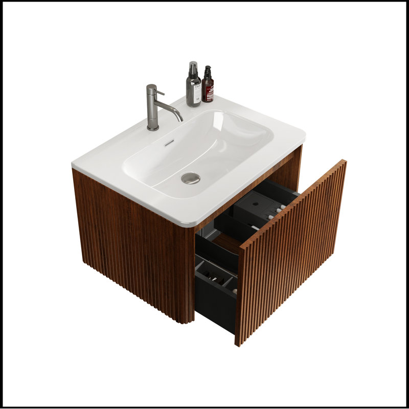 Ensemble de meuble-lavabo simple avec plateau 24,01 Kasiyah