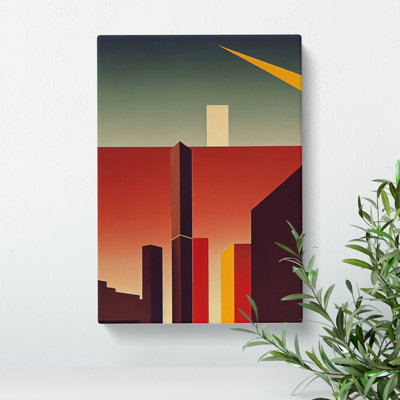 City Skyline Retro Art No.4 - Print
