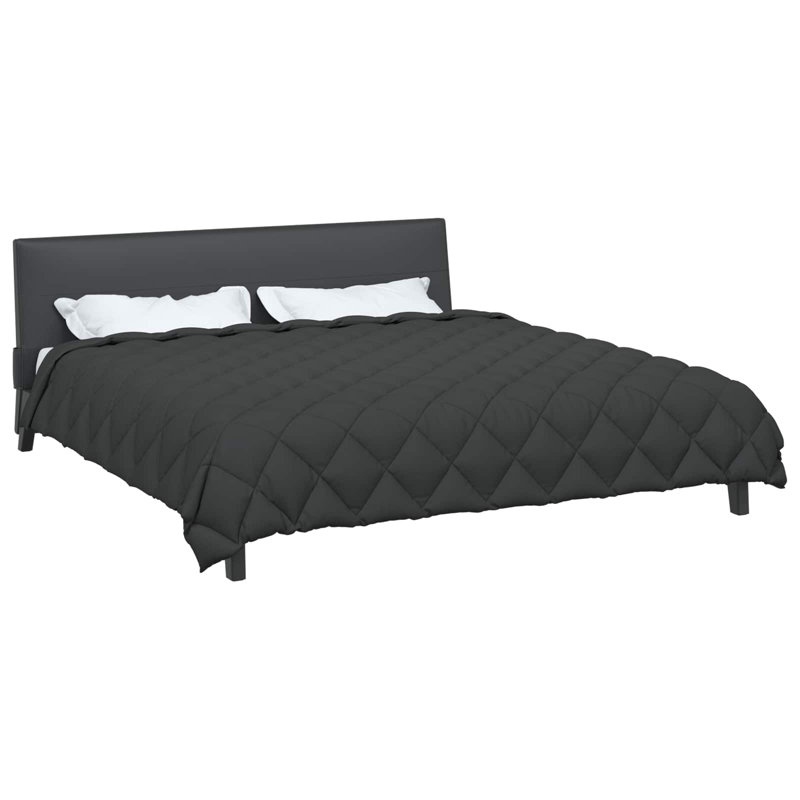  Winter Duvet Anthracite 200 X 200 Cm Microfiber, 240 x 200 cm