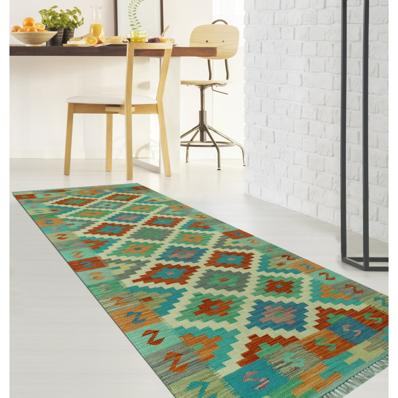 Tapis de couloir unique en laine 2 pi 9 po x 8 pi 4 po 2022 Celese