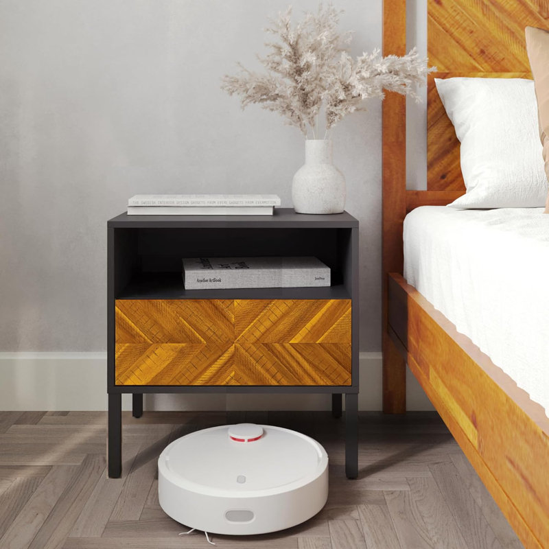 Solid Wood Bedside Table
