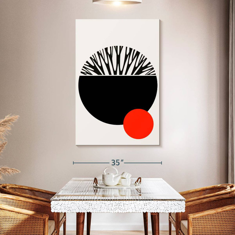 Avery Abstractika Red Black, 30" H x 20" W