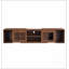 Meuble télé Mid-Century en noyer avec table extensible Morden