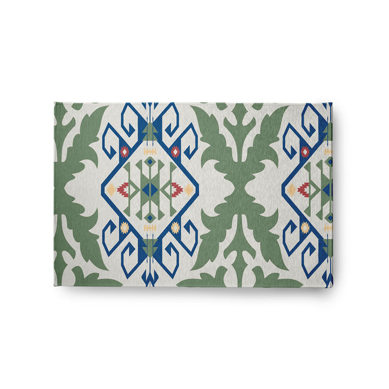 Tapis en chenille Medallion Spring, Rectangle 2 pi x 3 pi