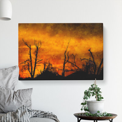 Oklahoma Sunset - Wrapped Canvas