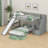 Stairway Twin Over Twin Bunk Bed With Two Drawers And Slide-101716719