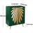 Bugbee Iron 2 - Door Sunburst Accent Cabinet Green Gold Decoration
