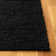 Exley Vintage Leather Hand Woven Leather/Cotton Geometric Rug in Light Gray/Black