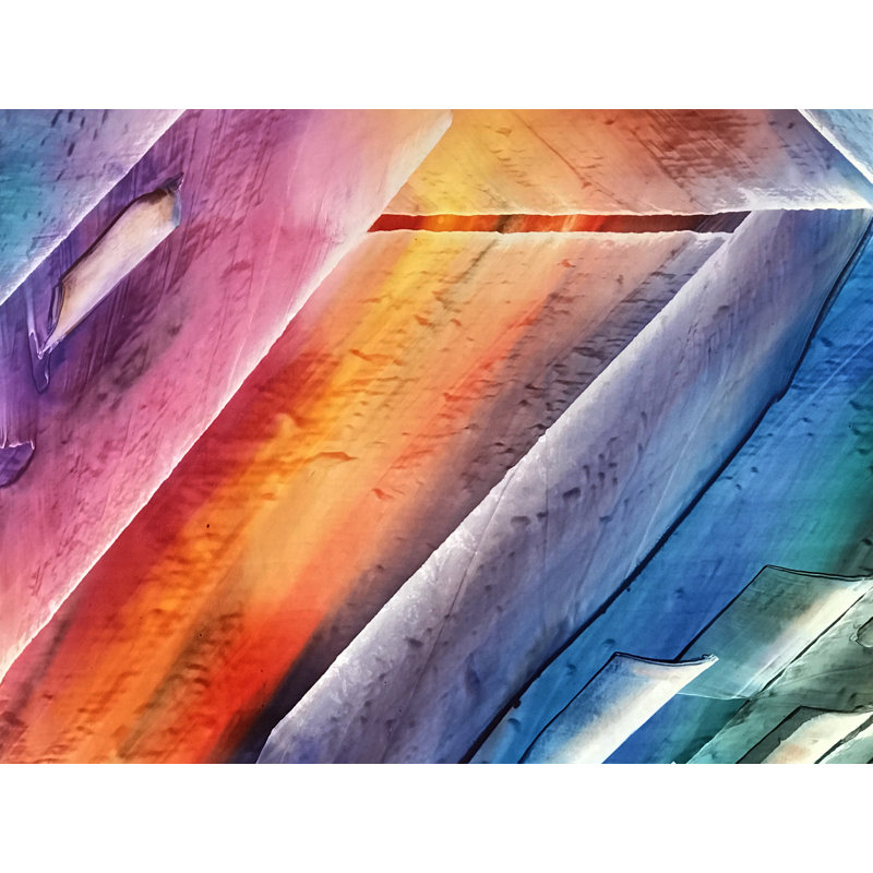 # 91 par Hratch Isirelian - Peinture encadrée, H 25,25 po x l 31,25 po