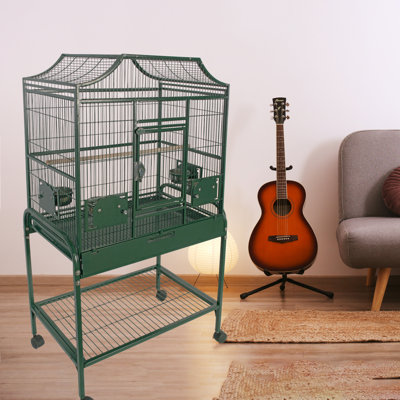 Cage de vol élégante vert moyen