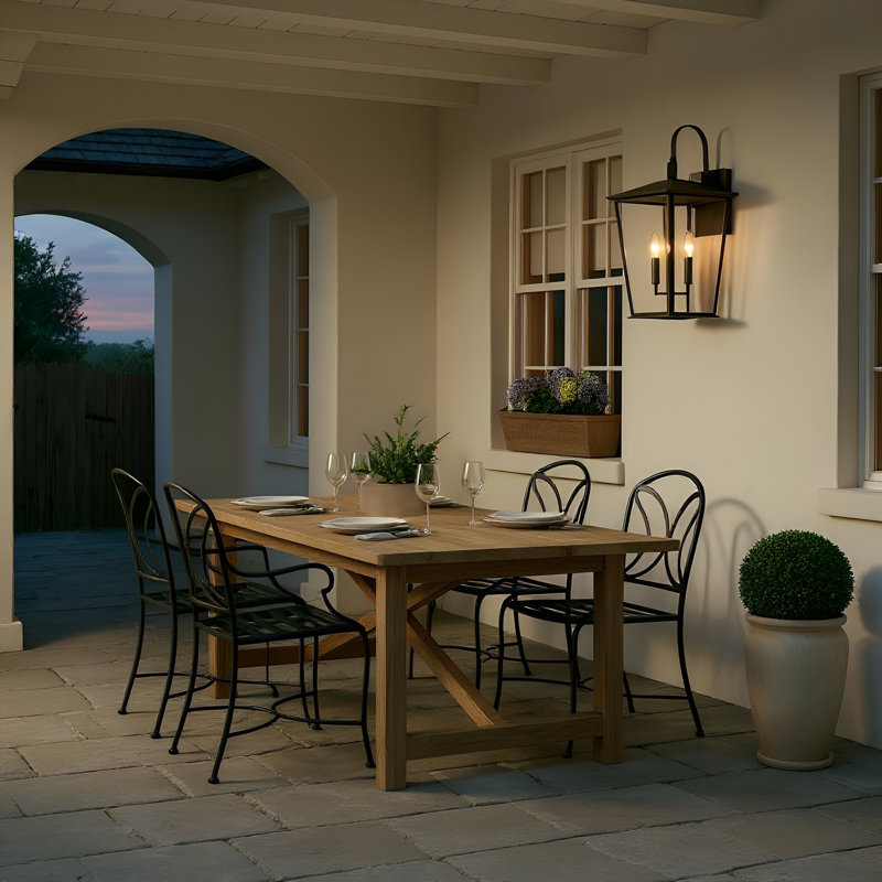 Linton Large Lantern from Generation Lighting , Antique Bronze, 3, 20.25" H x 9.75" W x 10.625" D