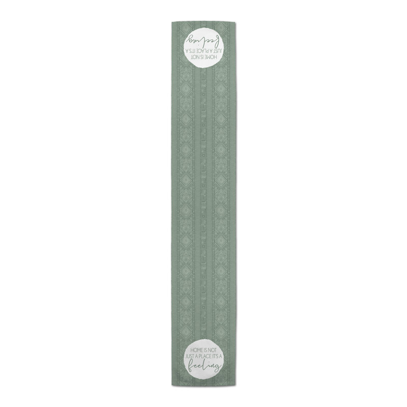 Aurla Rectangle Polyester Table Runner, 72" x 16"