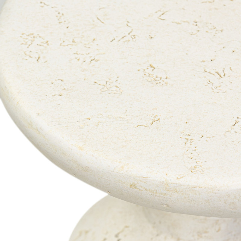 Ramara Outdoor Round Side Table, 20" H x 9" W x 9" D