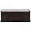Banc de rangement pour chaussures avec 4 portes, tablettes réglables et coussin amovible pour le salon, le vestibule-1256398842