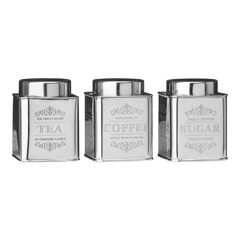 Chai Metal Jar - Set of 3