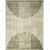 George Oliver Jeffs Machine Washable Ivory Olive Mid-Century Modern Indoor Rug