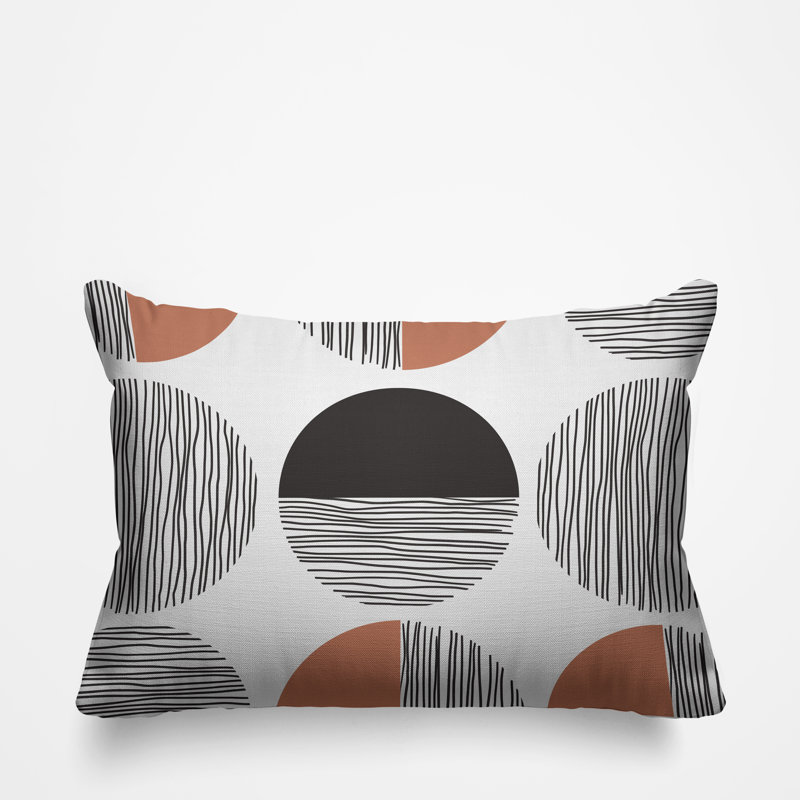 Coussin intérieur / extérieur Dubo, Saumon