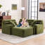 Luxueux canapé modulaire en L avec sièges profonds, accoudoirs larges et coussins pour un confort ultime-1205959811