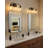 Elegant 3-Light Vanity Fixture with Frosted Glass:  Bathrooms, Hallways, and Bedrooms-399061046