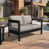 Tissu argenté Sunbrella est en rupture de stock