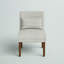Fauteuil de chambre en polyester 23,25 po Canita-22111166