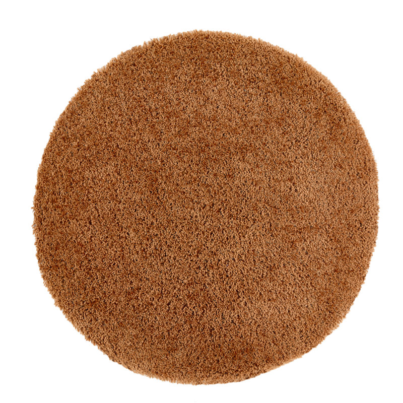 Benonia Solid Colour Hand Tufted Area Rug, Round 133cm