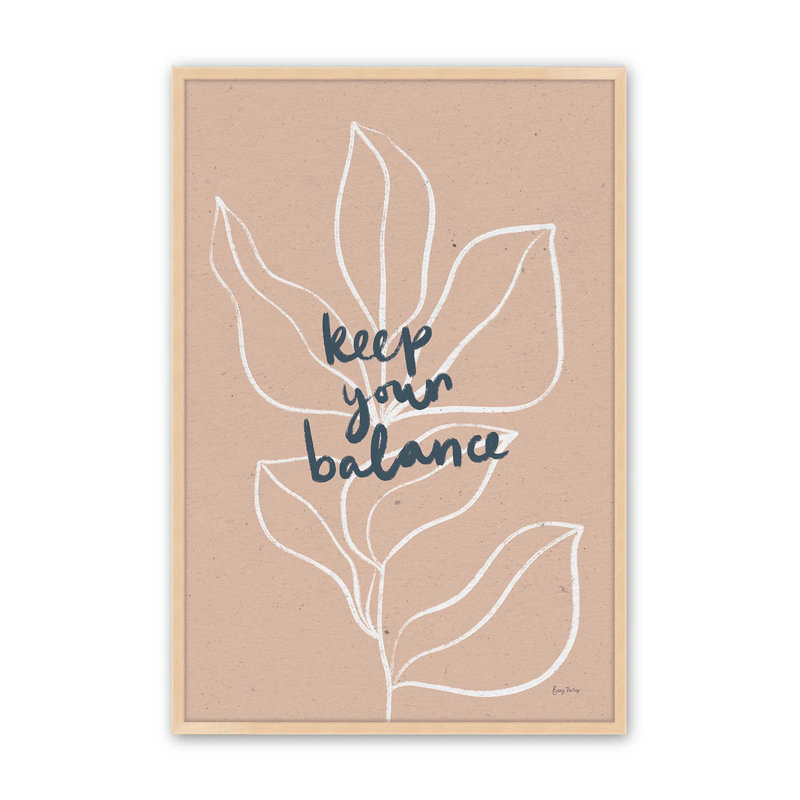 «Confident Blooms I Print», Érable brut, H 37 po x l 25 po
