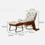 Chaise berçante moderne avec repose-pieds