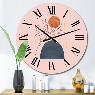 Horloge murale surdimensionnée