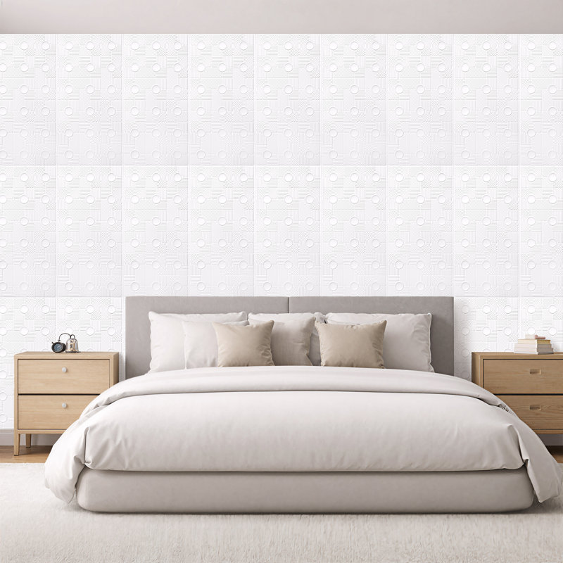 Panneau mural en PVC souple 19,7 "x 40,6" en PVC souple blanc (paquet de 10), Blanc