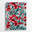 Aquarelle florale 33, art mural en métal bleu-550545468