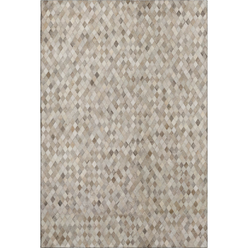 Premium Machine Washable Lewes AMF101 Gray Rug, Rectangle 8' x 10'