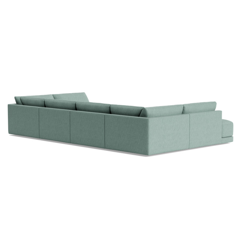 Eva Sectional, Performance Weave - Spa