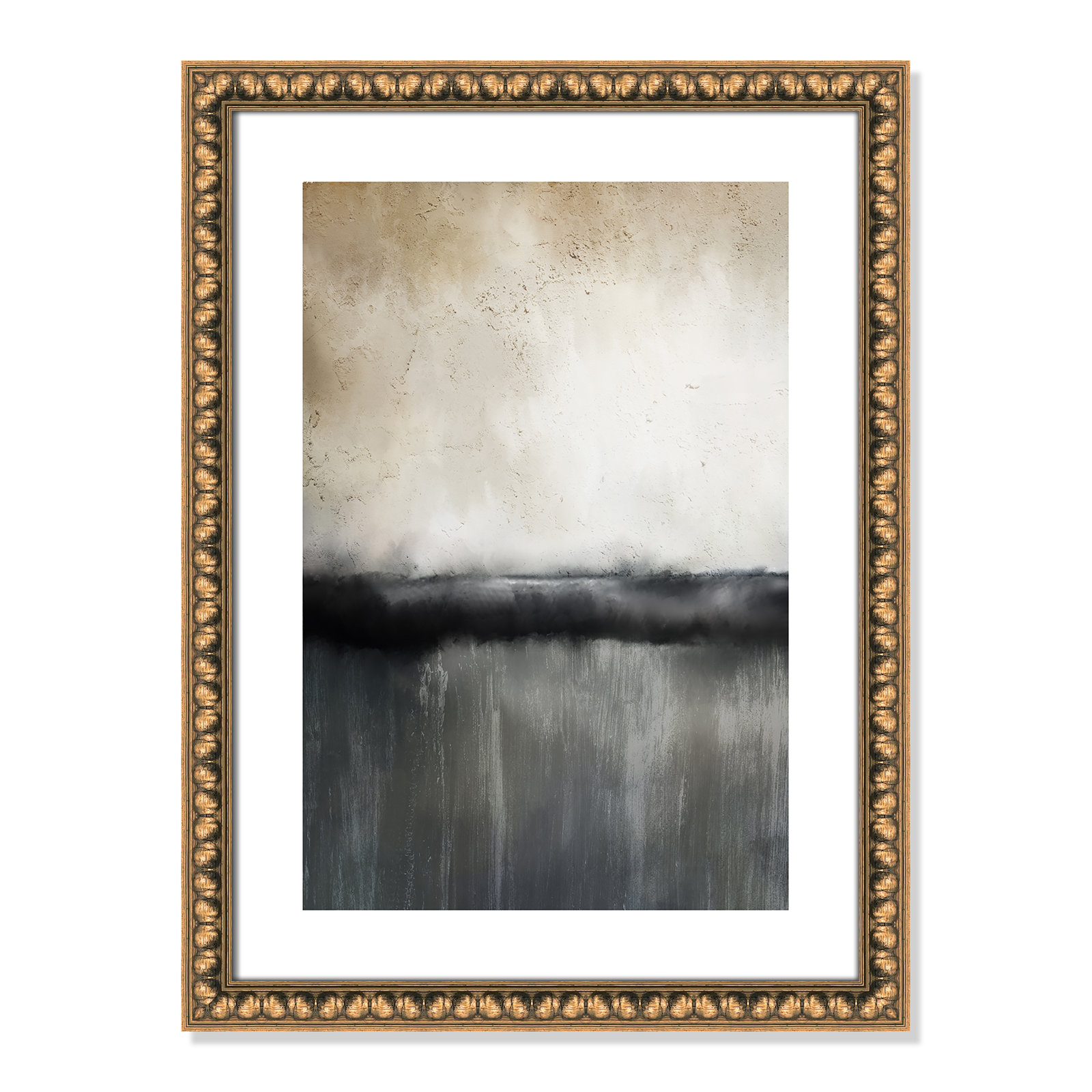 Sunset by Kimberly Allen Print, Picture Framed Paper, 23" H x 17" W, Gold Bead
