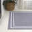 Andujar Classic 2-Stripe Border Washable Gray/Cream Rug-1743945412