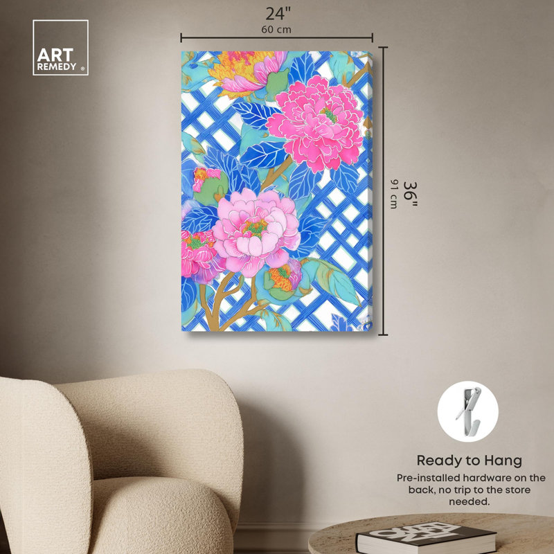 «Joyful Gridlock», reproduction d'art sur toile par Art Remedy, galerie tendue, 24 x 36, H 36 po x l 24 po
