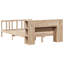 Bookcase Bed Without Mattress Solid Wood Pine-1284111768