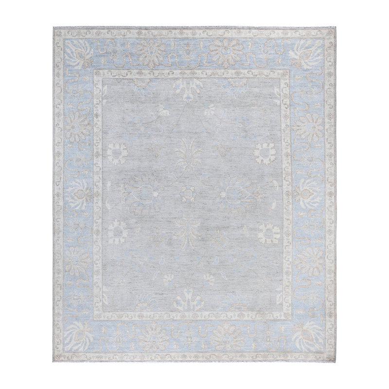 Floral One-of-a-Kind 8' 2" X 9' 8" Hand Knotted Area Rug