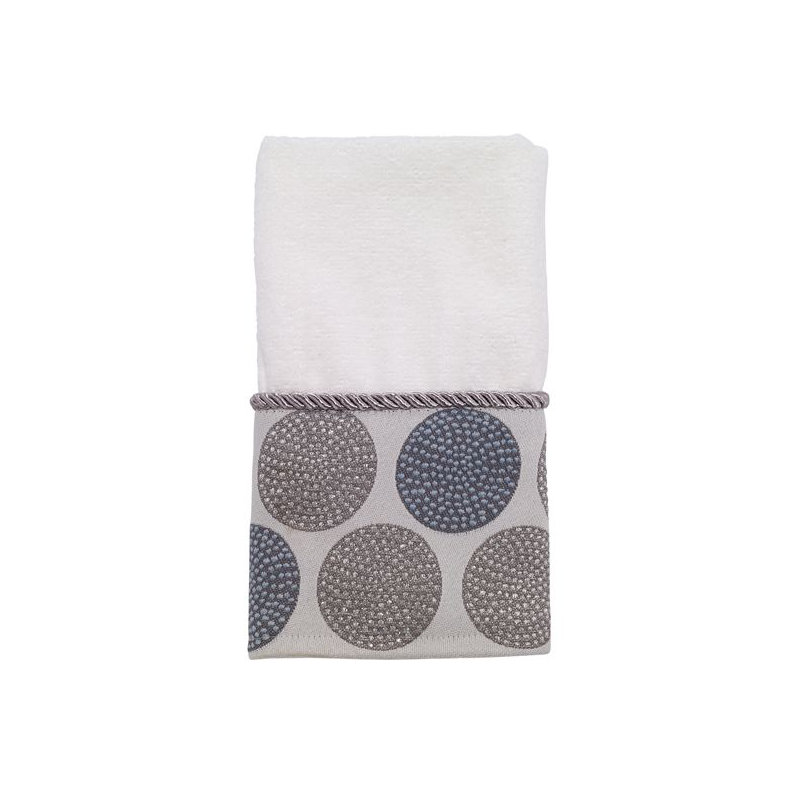 Carin 100% Cotton Midweight Hand Towel, White