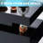 Bhhatu High Gloss Led Coffee Table, Black-1648199446