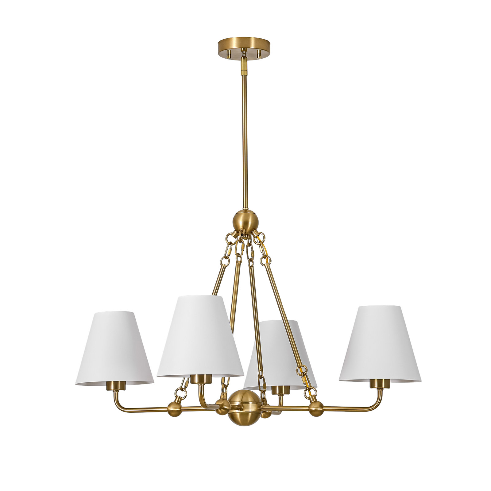 Rome 4-Light Pendant, White