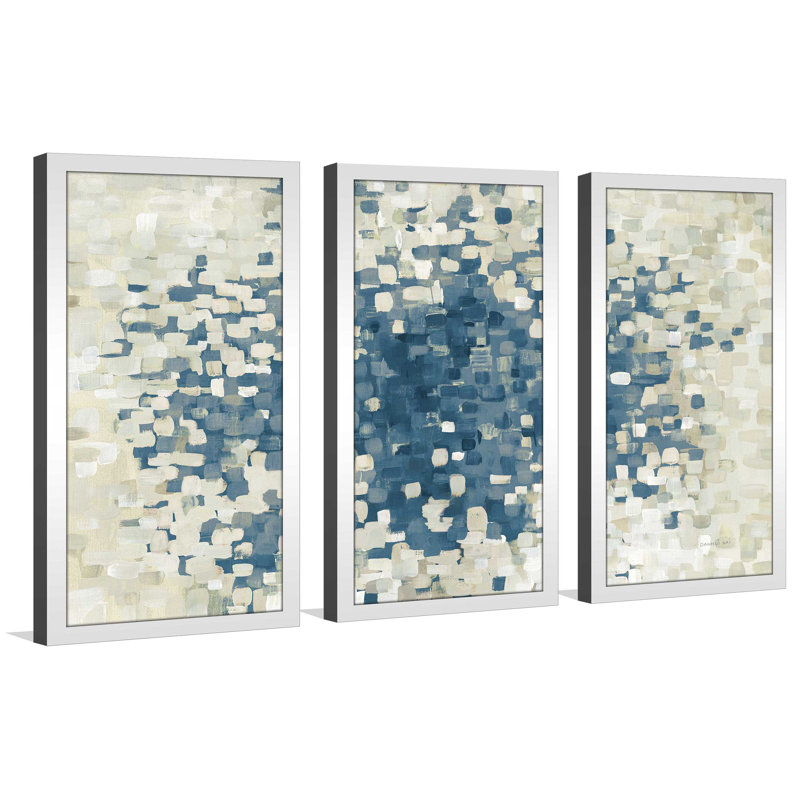 Été blocs bleus - cadre photo imprimé, L 40,5 po x H 25,5 po x P 1 po