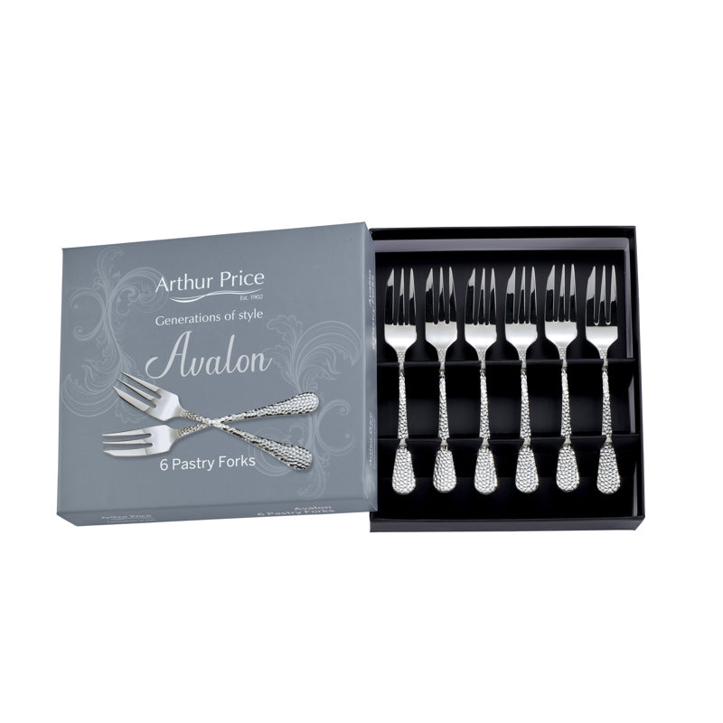 Champagne Avalon Stainless Steel Specialty Fork, Silver