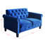 Lueck 57.3'' Velvet Loveseat