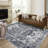 Boho Washable Non Slip Carpet Stain Resistant Rug Vintage Floral Faux Wool Area Rug Elegant Distressed Floor Mat for Living Room Bedroom Kitchen Living Room Dining Room-437447649
